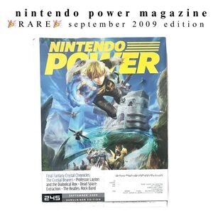 🏷️ 🎉RARE🎉 Nintendo Power September 2009 magazine